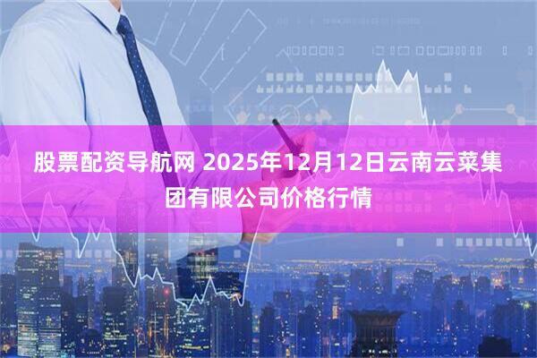 股票配资导航网 2025年12月12日云南云菜集团有限公司价格行情